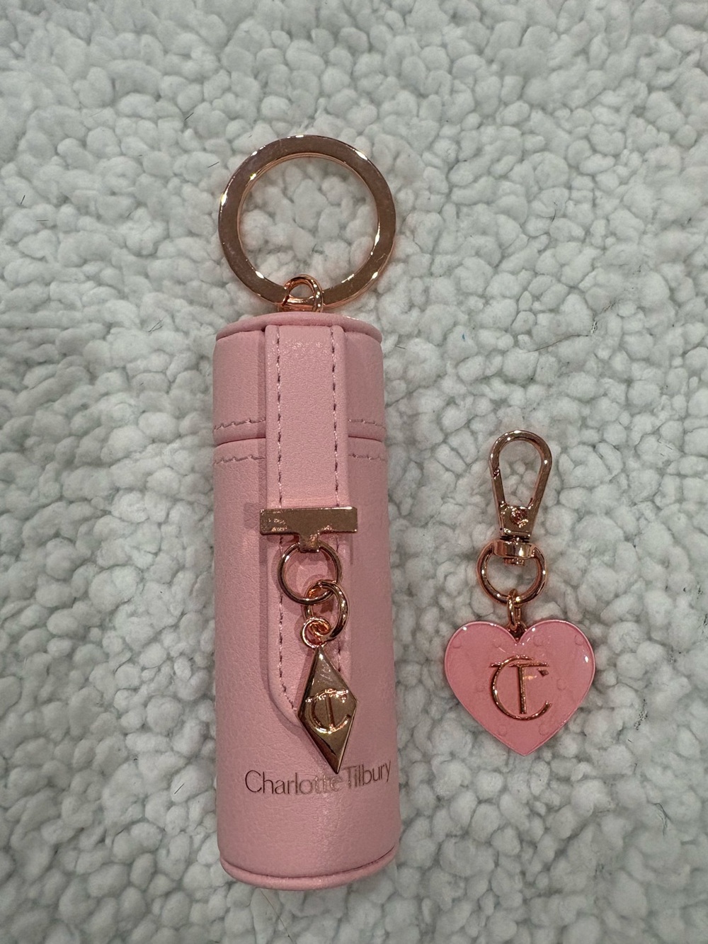 New charlotte tilbury lipstick charm case and charm